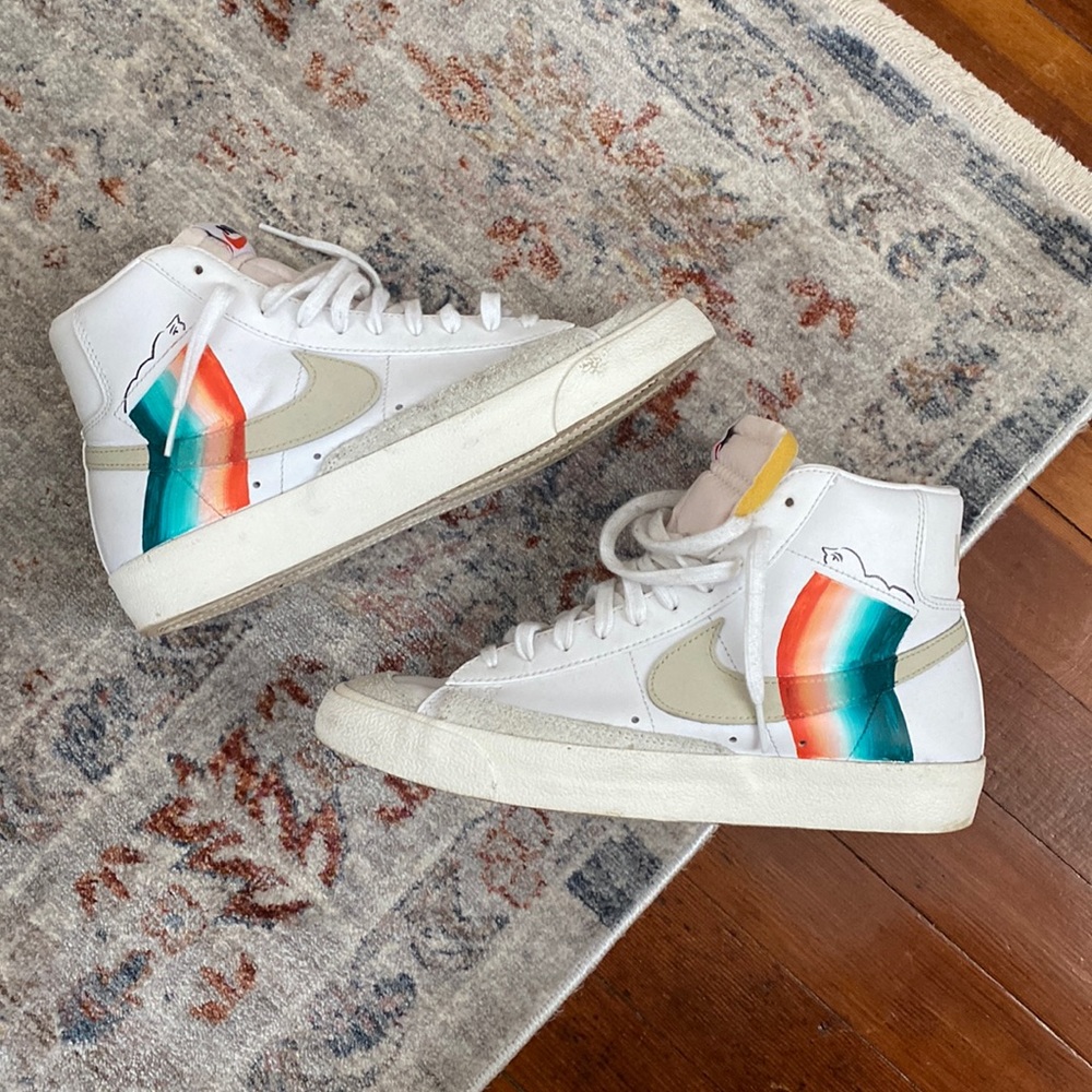 RELISTED - Amber Vittoria painted Nike Blazers